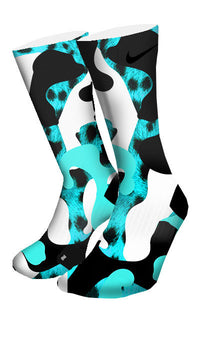 Leopard Camo Custom Elite Socks - CustomizeEliteSocks.com - 4