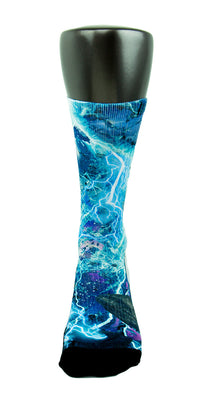 Lightning Blast CES Custom Socks - CustomizeEliteSocks.com - 2