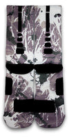 Lung Cancer A Splash of White Custom Elite Socks - CustomizeEliteSocks.com - 3