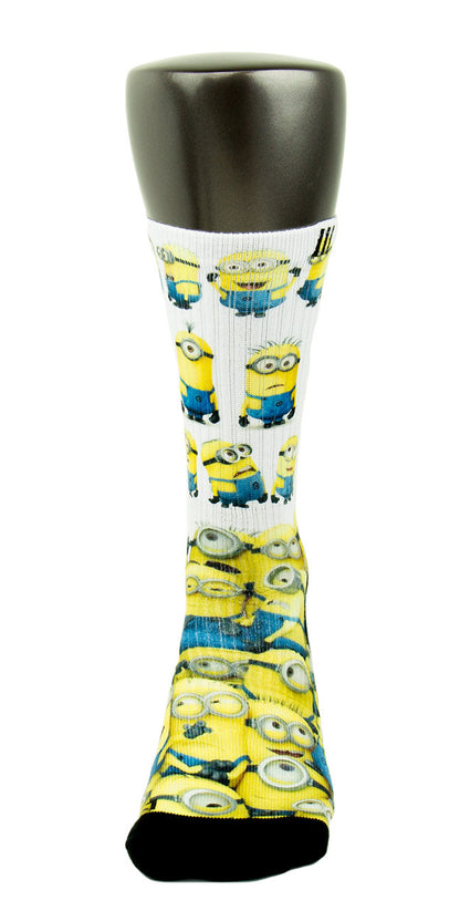 Minions CES Custom Socks - CustomizeEliteSocks.com - 2