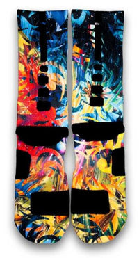 Solar Flares Custom Elite Socks - CustomizeEliteSocks.com - 3