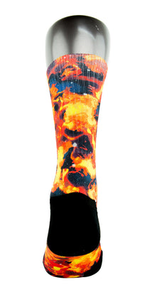 Solar Flares CES Custom Socks - CustomizeEliteSocks.com - 4