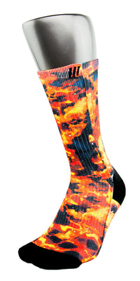 Solar Flares CES Custom Socks - CustomizeEliteSocks.com - 3