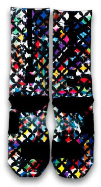 Spectrogram Custom Elite Socks - CustomizeEliteSocks.com - 3