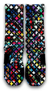 Spectrogram Custom Elite Socks - CustomizeEliteSocks.com - 2