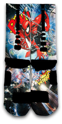 Spiderman 2 Custom Elite Socks - CustomizeEliteSocks.com - 2