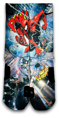 Spiderman 2 Custom Elite Socks - CustomizeEliteSocks.com - 1