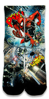 Spiderman 2 CES Custom Socks - CustomizeEliteSocks.com - 1