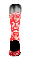 Sriracha CES Custom Socks - CustomizeEliteSocks.com - 4