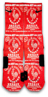 Sriracha Custom Elite Socks - CustomizeEliteSocks.com - 1
