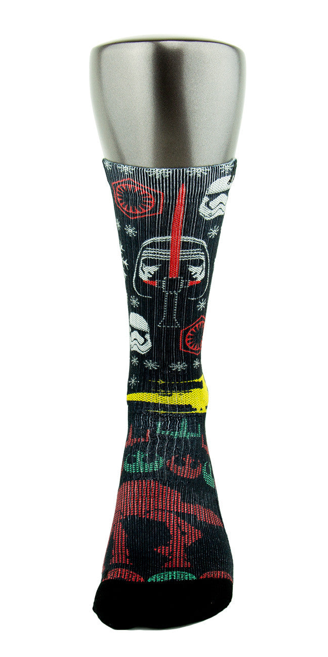 Star Wars Ugly Sweater CES Custom Socks - CustomizeEliteSocks.com - 2