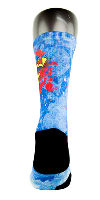 Superman CES Custom Socks - CustomizeEliteSocks.com - 4