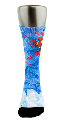 Superman CES Custom Socks - CustomizeEliteSocks.com - 2