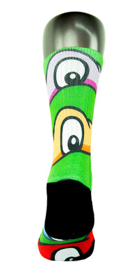 TMNT CES Custom Socks - CustomizeEliteSocks.com - 4