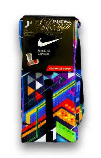 The Purple Grid Custom Elite Socks - CustomizeEliteSocks.com - 2