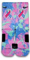 Thyroid Cancer Custom Elite Socks - CustomizeEliteSocks.com - 1