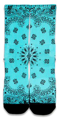 Tiffany Bandana CES Custom Socks - CustomizeEliteSocks.com - 1