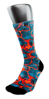 Volcanic Lava CES Custom Socks - CustomizeEliteSocks.com - 3
