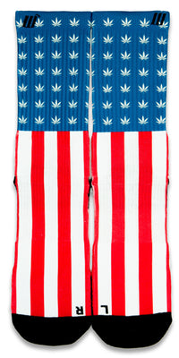 Weed Country CES Custom Socks - CustomizeEliteSocks.com - 1