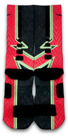 Crimson Laser Red Custom Elite Socks - CustomizeEliteSocks.com - 3