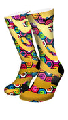 Zebra Hexapod Custom Elite Socks - CustomizeEliteSocks.com - 4