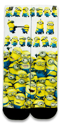 Minions CES Custom Socks - CustomizeEliteSocks.com - 1
