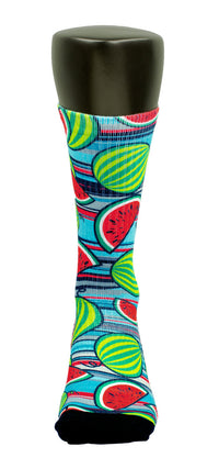 Chilled Watermelons CES Custom Socks